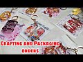 How I make Letter Keychains? | How I Pack Orders? | Small Business | Tiktok Inspired Business