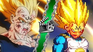 Majin Vegeta vs Majin Buu (Remake)