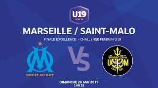 Finale Excellence Challenge Féminin U19 :  Marseille / Saint-Malo - Dimanche 26 mai à 14h15