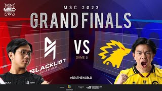 [EN] MSC Grand Finals | BLACKLIST INTERNATIONAL VS ONIC | Game 5