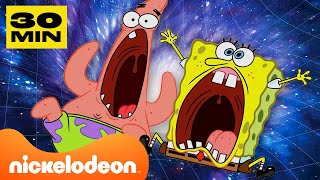 Bob Esponja | 30 Minutos de Bob Esponja no ESPAÇO 🚀 | Nickelodeon em Português