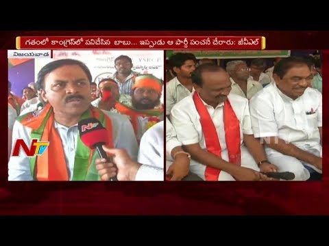 BJP MP GVL Narasimha Rao Face to Face || BJP Hunger Strike in Vijayawada || NTV