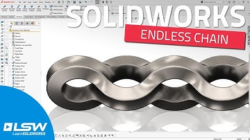 How to model an Endless Chain in SOLIDWORKS?