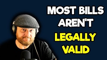 Why Most Bills Are Not Legally Valid | Bills of Exchange Act Explained (UK & Australia)