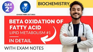 beta oxidation of fatty acid biochemistry | fatty acid oxidation pathway | fatty acid metabolism