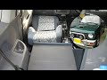 パジェロ ミニ キャンピングカー化計画　車中泊仕様　助手席シート のフル・フラット化　軽キャンピングカーへお手軽DIY