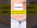 Never do these 5 mistakes after cesarean delivery #c-section #pregnancy #health #shorts #ytshorts