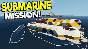 SUBMARINE SINKING SHIP SURVIVAL RESCUE! - Stormworks: Build and Rescue Multiplayer Gameplay