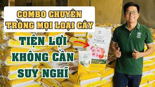 Combo ĐẤT TRỒNG đa dụng và PHÂN HỮU CƠ đa dụng của Namix trồng mọi loại cây