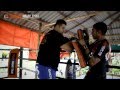 Tai &quot;BamBam Tuivasa Training at Tiger Muay Thai