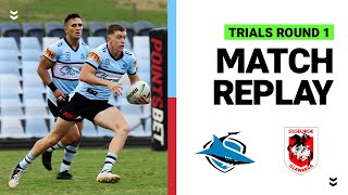 Sharks v Dragons | Trials Round 1 2021 | Full Match Replay | NRL