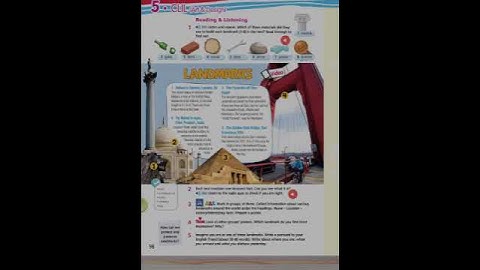 CD3 TRACK11 (TIẾNG ANH 6 RIGHT ON) UNIT 5CLIL BÀI 1 TRANG 98