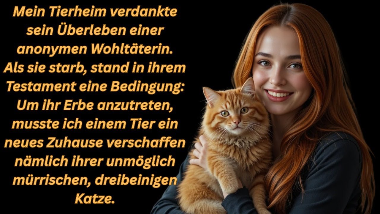 Geheimnisvolle Spenderin stirbt – ihr letztes Geschenk war eine „schwierige“ Katze.