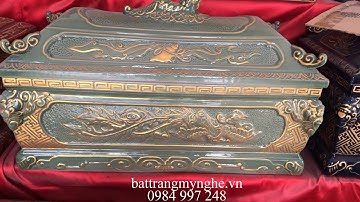 Quách tiểu men xanh mái bằng Bát Tràng