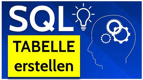 Einführung SQL Tabelle