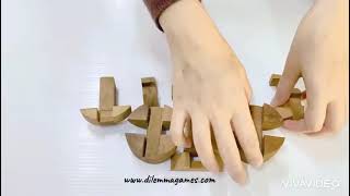 BREAD 🥯 PUZZLE An interlocking brain teaser by DILEMMA GAMES