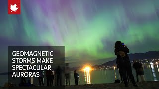 How geomagnetic storms make spectacular auroras