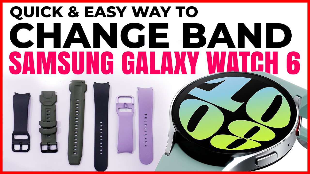 BEST Samsung Galaxy Watch 6 Bands and Strap Ideas! 