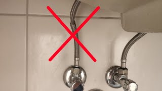 Wasserhahn anschließen: bitte mach nicht diese 4 Fehler! (beim Flexschlauch)