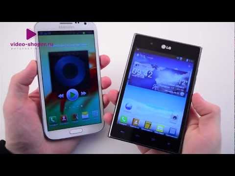 Video: Razlika Med LG Optimus Vu In Samsung Galaxy Note