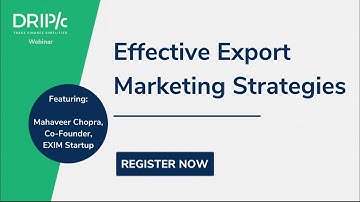 EFFECTIVE EXPORT MARKETING STRATEGIES
