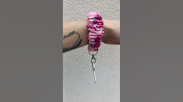 New 🩷🩷🩷 Scrunchie Wristlet Keychain #scrunchie #keychain #wristletkeychain #shortvideo #fyp