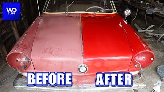 Restoring an ABANDONED 1960 BMW 700 Coupe! | Satisfying Barn Find Paint Correction