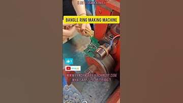Bangle Ring Making Machine I Jewellery Machine #bangles #ring #jewellery #machine #shorts #viral