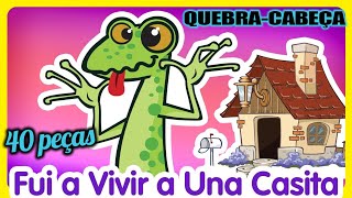 Montando O Quebra-Cabeça Da Galinha Pintadinha L Fui Morar Numa Casinha L 40 Peças
