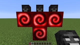 what if you create a BLOOD WITHER in MINECRAFT