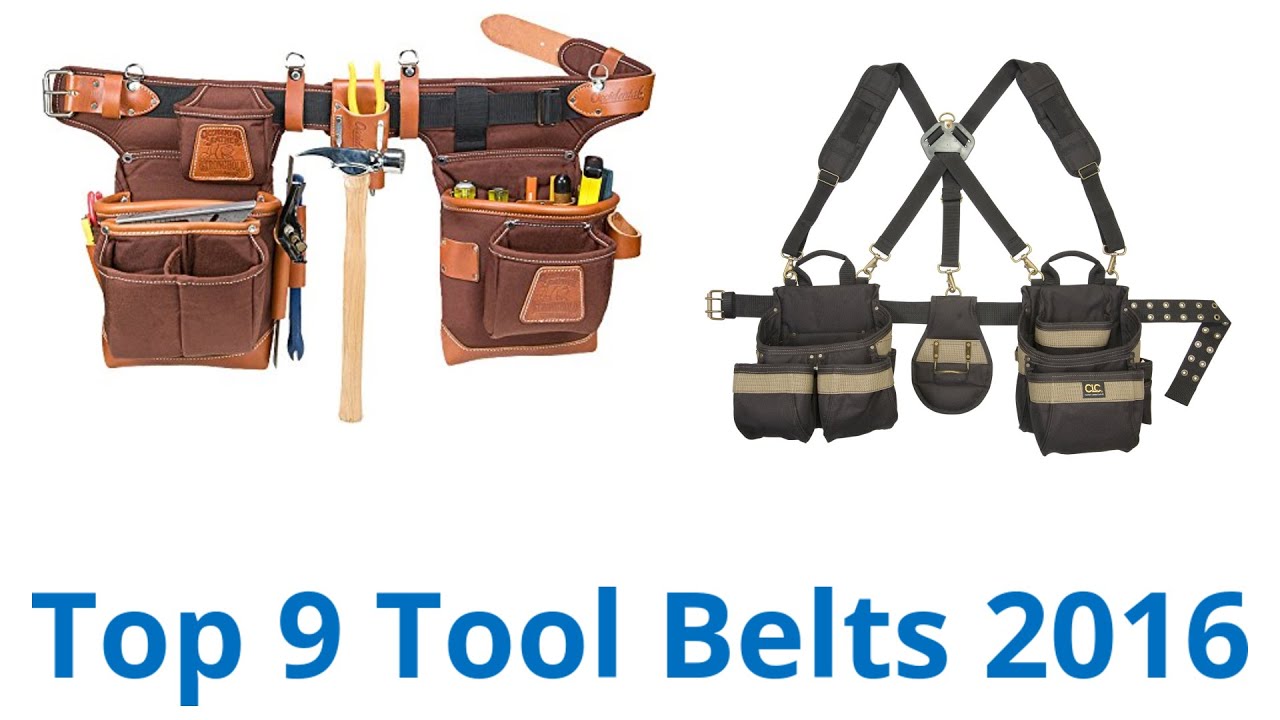 9 Best Tool Belts 2016 - YouTube