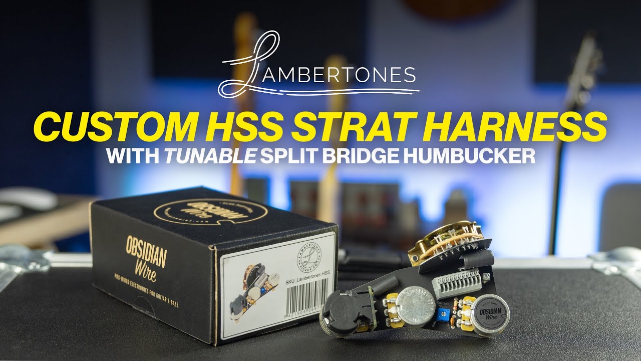 Sleduj Lambertones / Obsidian Wire / HSS Solderless Harness Demo & Review na YouTube Sleduj Lambertones / Obsidian Wire / HSS Solderless Harness Demo & Review na YouTube
