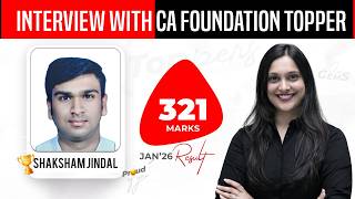 Meet SPC CA Foundation Topper Shaksham Jindal: 321 Marks | SPC