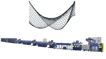 PE NET MONOFILAMENT PRODUCTION MACHINE FOR POLYETHYLENE ROPE MESH EXTRUSION MAKING