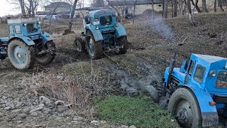 How to Get a T-40 Tractor Out of a Swamp? (Tense Moments).