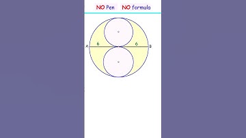 63) NO paper & pen - 3 circles       #maths