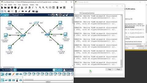 3.4.5 Packet Tracer - Configure Trunks - Configuración de enlaces troncales