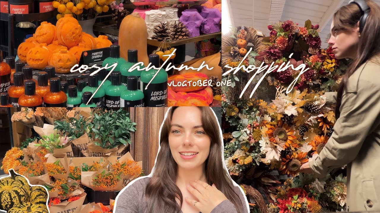 autumn shopping vlog | cosy autumn finds & seasonal candles