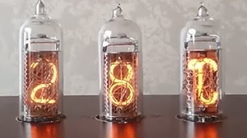 Pi Zero Nixie Tube thermometer and humidity meter
