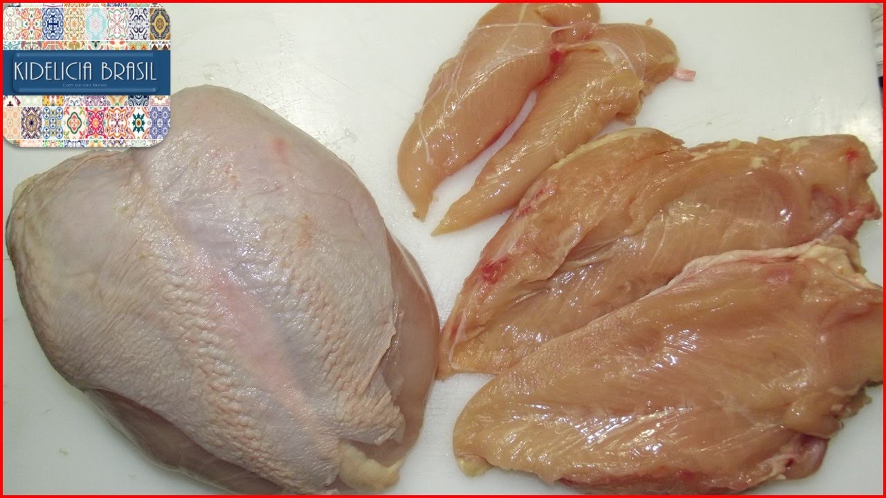 COMO DESOSSAR PEITO DE FRANGO EM SEGUNDOS (FILE DE FRANGO) IGUAL A UM PROFISSIONAL COM PERCA ZERO 👍👍