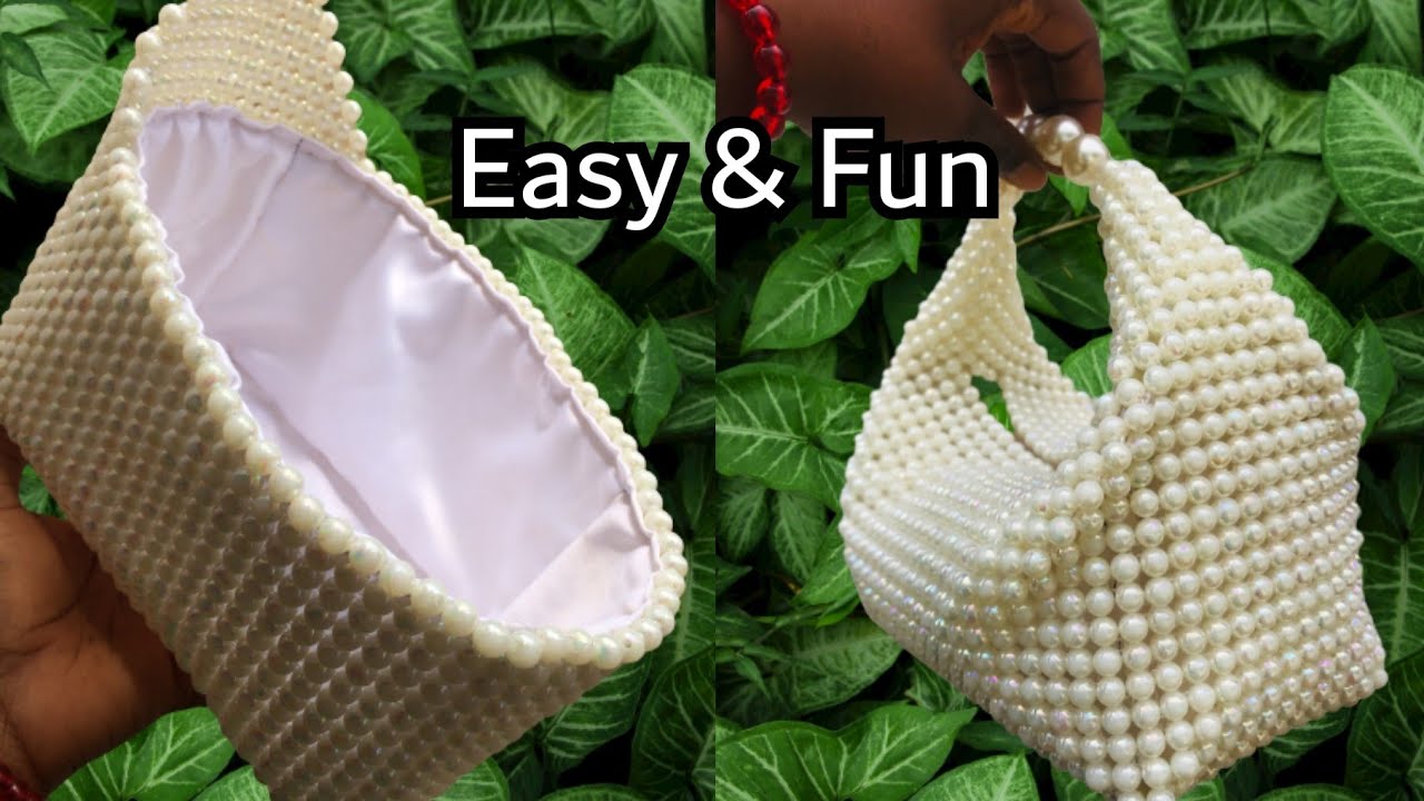 КАК КРОЙТЕ И СШИВАЙТЕ ПОДКЛАДКУ ДЛЯ СУМКИ С БИСЕРОМ // ПОДКЛАДКА ДЛЯ СУМКИ С ЖЕМЧУЖНЫМИ БИСЕРАМИ ...