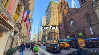 Walking the Streets of NYC as the Holidays Approach 🎄 | Midtown Manhattan 4K Walking Tour