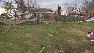 Storm damage in Cullman County