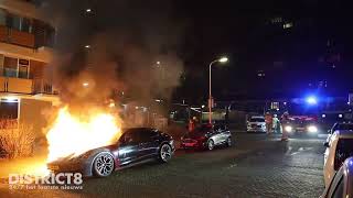 Nieuwe Peperdure Porsche Gaat In Vlammen Op Zwedenburg Den Haag