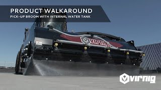 PickUp Broom with Internal Water Tank | Skid Steer Sweeper Attachment Walkaround