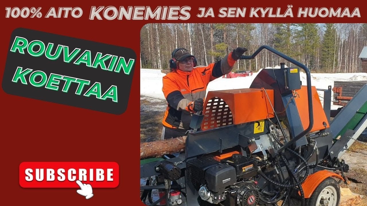 Ryhdytään testailemaan Robota klapikonetta -Kotitarve klapittajan peruskone