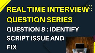 Crack the Code: TOSCA Interview Question #8 | Real-Time Scenario-Based Insights
