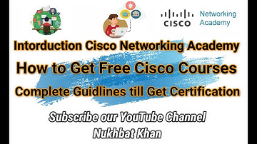 How to Get Free Cisco Courses Complete Guidelines till Get Certification | Complete | Nukhbat Khan