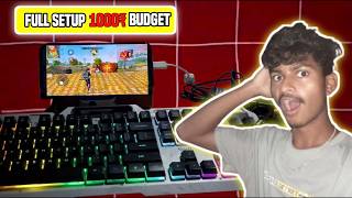 🔥Full setup 1000₹ budget best gaming keyboard and mouse combo    Gameing Set up now all process 😀