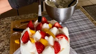 Birthday Cake Masterclass 4 | decorating an Elegant Fresh Fruit Cake 🎂🍓 🎂